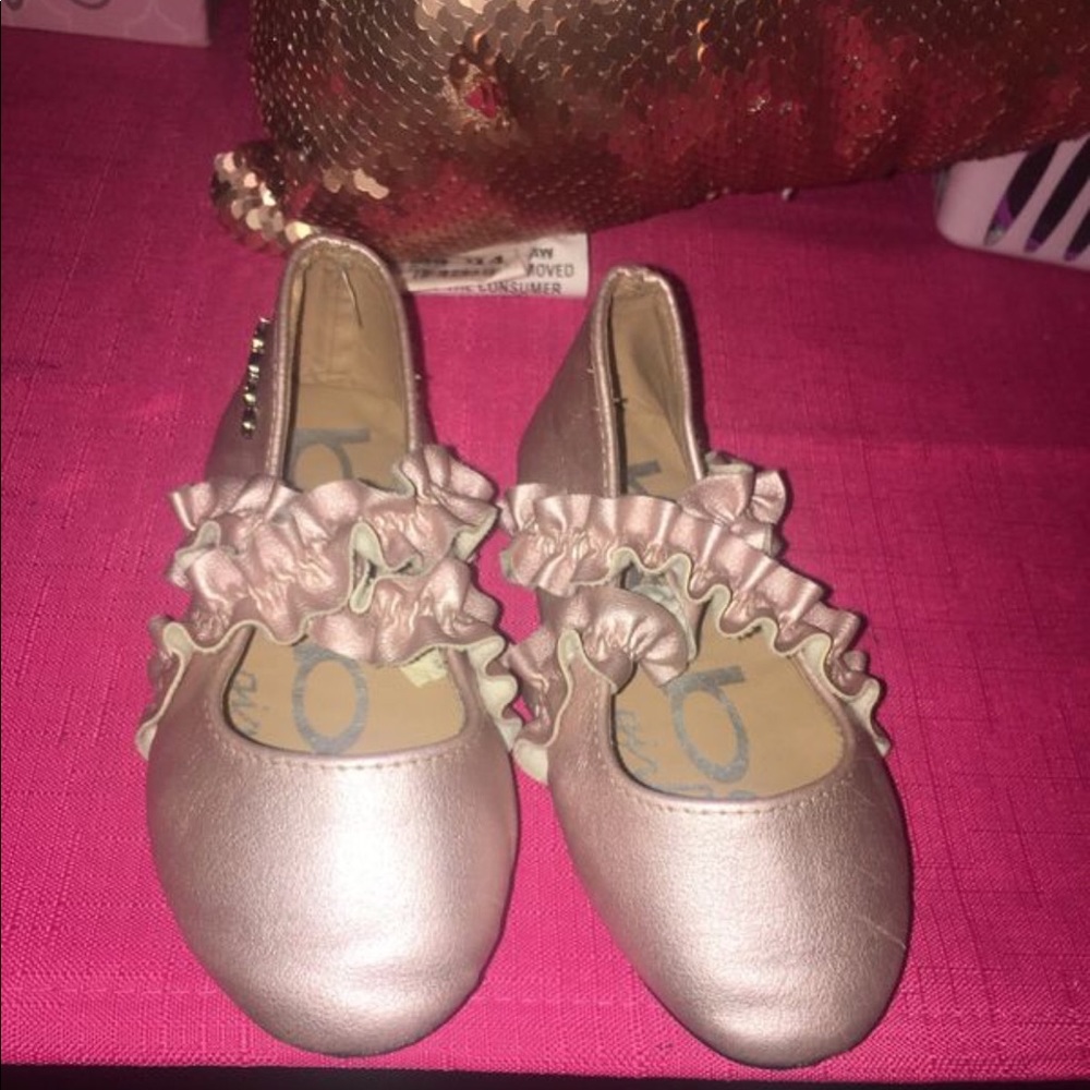 Bebe baby girl size 6 shoes